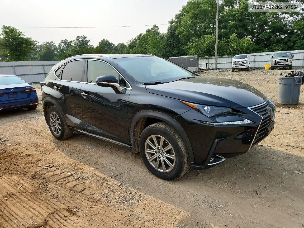 2019 Lexus Nx 300 Base VIN: JTJBARBZ2K2197554 Lot: 60832676