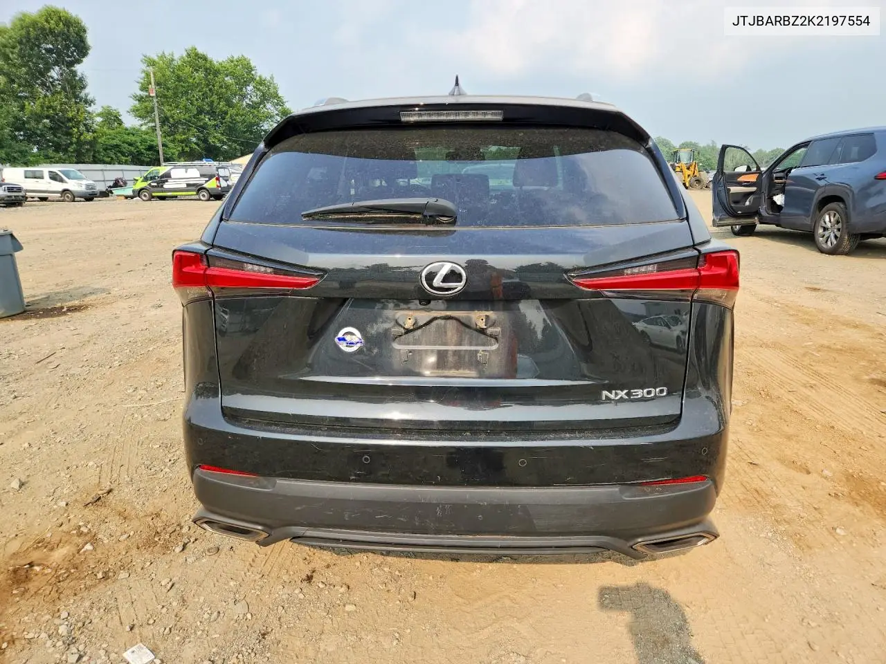 2019 Lexus Nx 300 Base VIN: JTJBARBZ2K2197554 Lot: 60832676