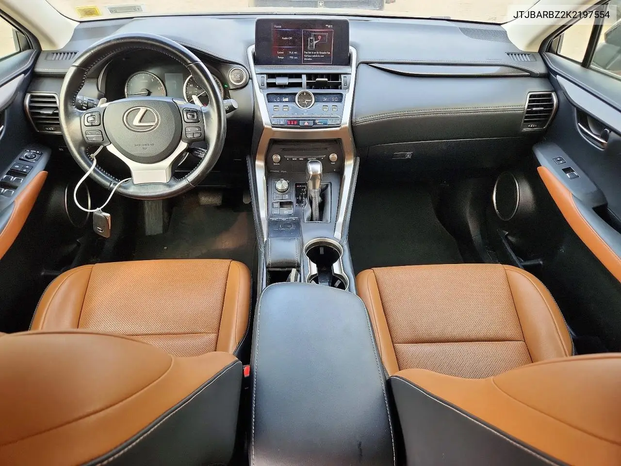 2019 Lexus Nx 300 Base VIN: JTJBARBZ2K2197554 Lot: 60832676