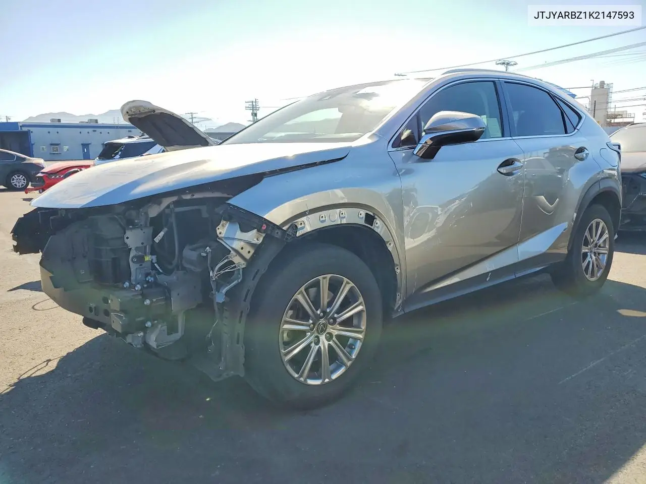 2019 Lexus Nx 300 Base VIN: JTJYARBZ1K2147593 Lot: 61035576