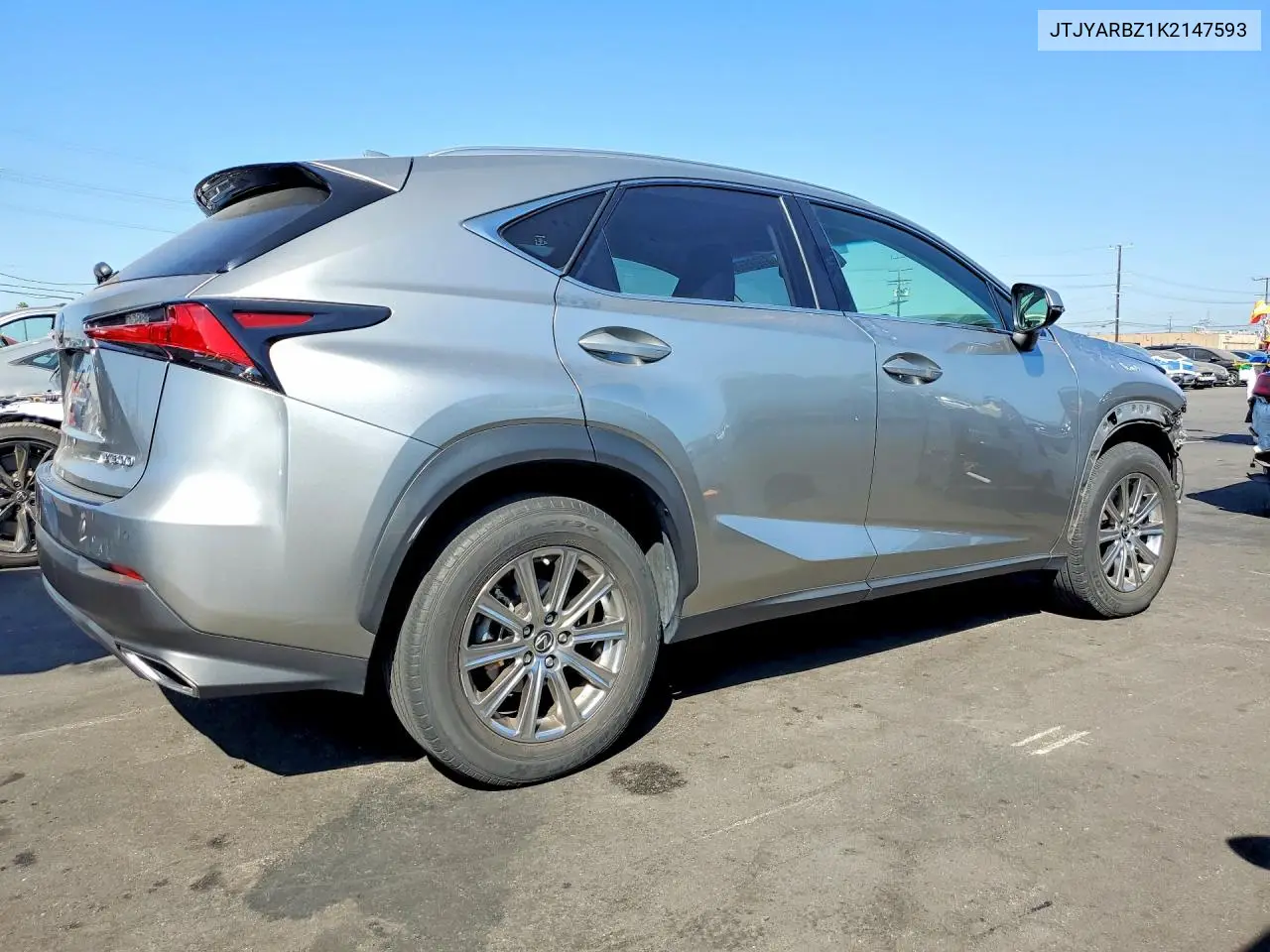 2019 Lexus Nx 300 Base VIN: JTJYARBZ1K2147593 Lot: 61035576