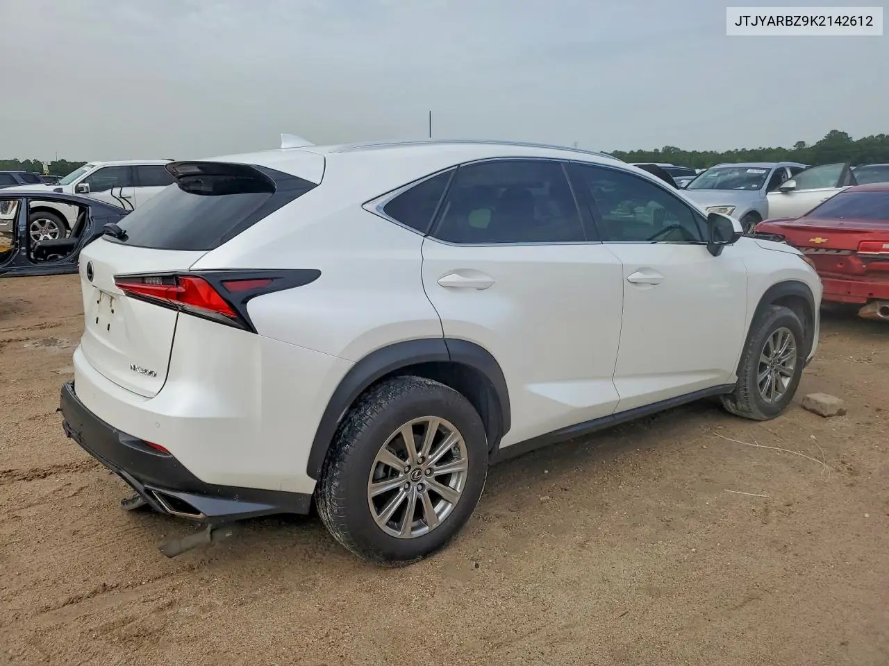2019 Lexus Nx 300 Base VIN: JTJYARBZ9K2142612 Lot: 61110556