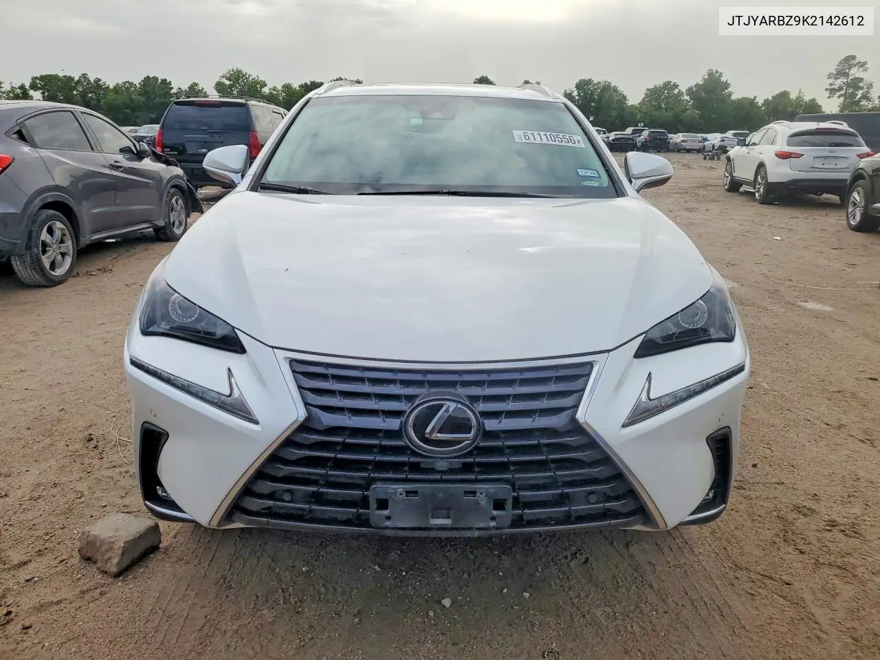 2019 Lexus Nx 300 Base VIN: JTJYARBZ9K2142612 Lot: 61110556