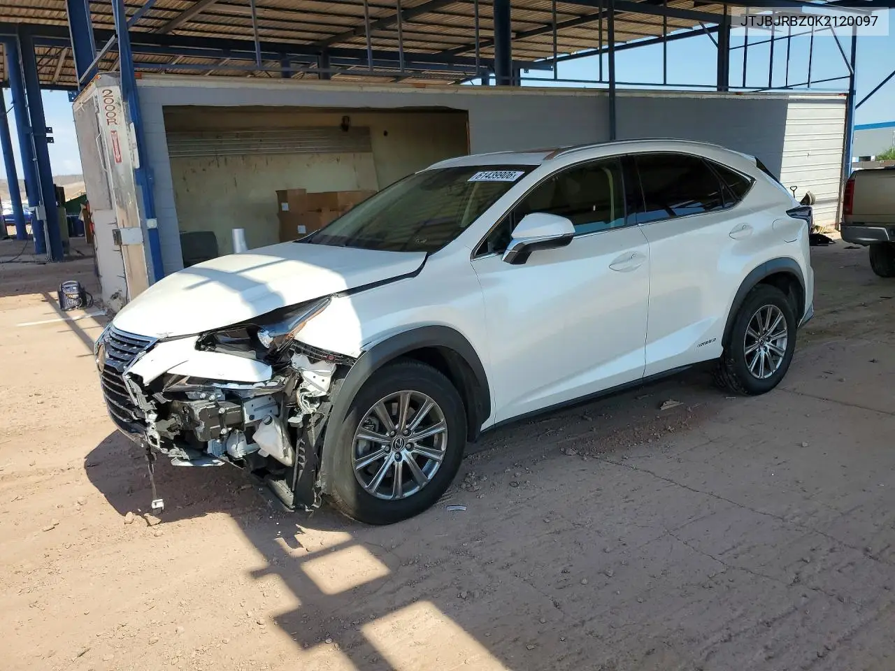 2019 Lexus Nx 300H VIN: JTJBJRBZ0K2120097 Lot: 61439906