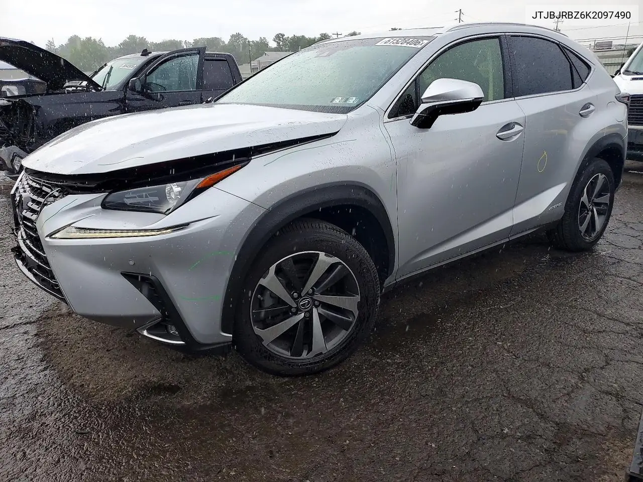 2019 Lexus Nx 300H VIN: JTJBJRBZ6K2097490 Lot: 61528406
