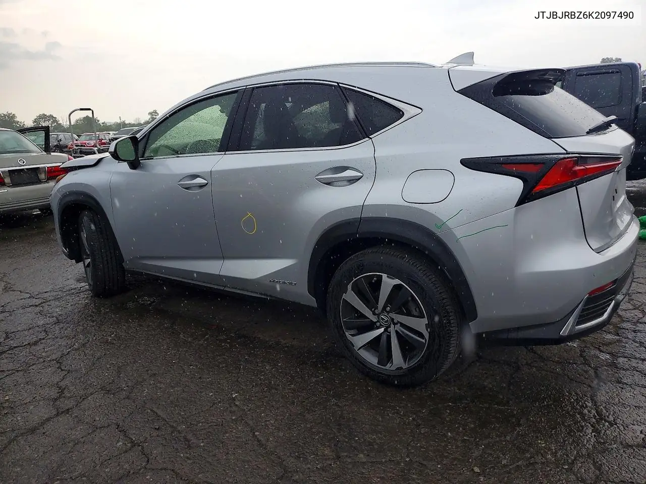 2019 Lexus Nx 300H VIN: JTJBJRBZ6K2097490 Lot: 61528406