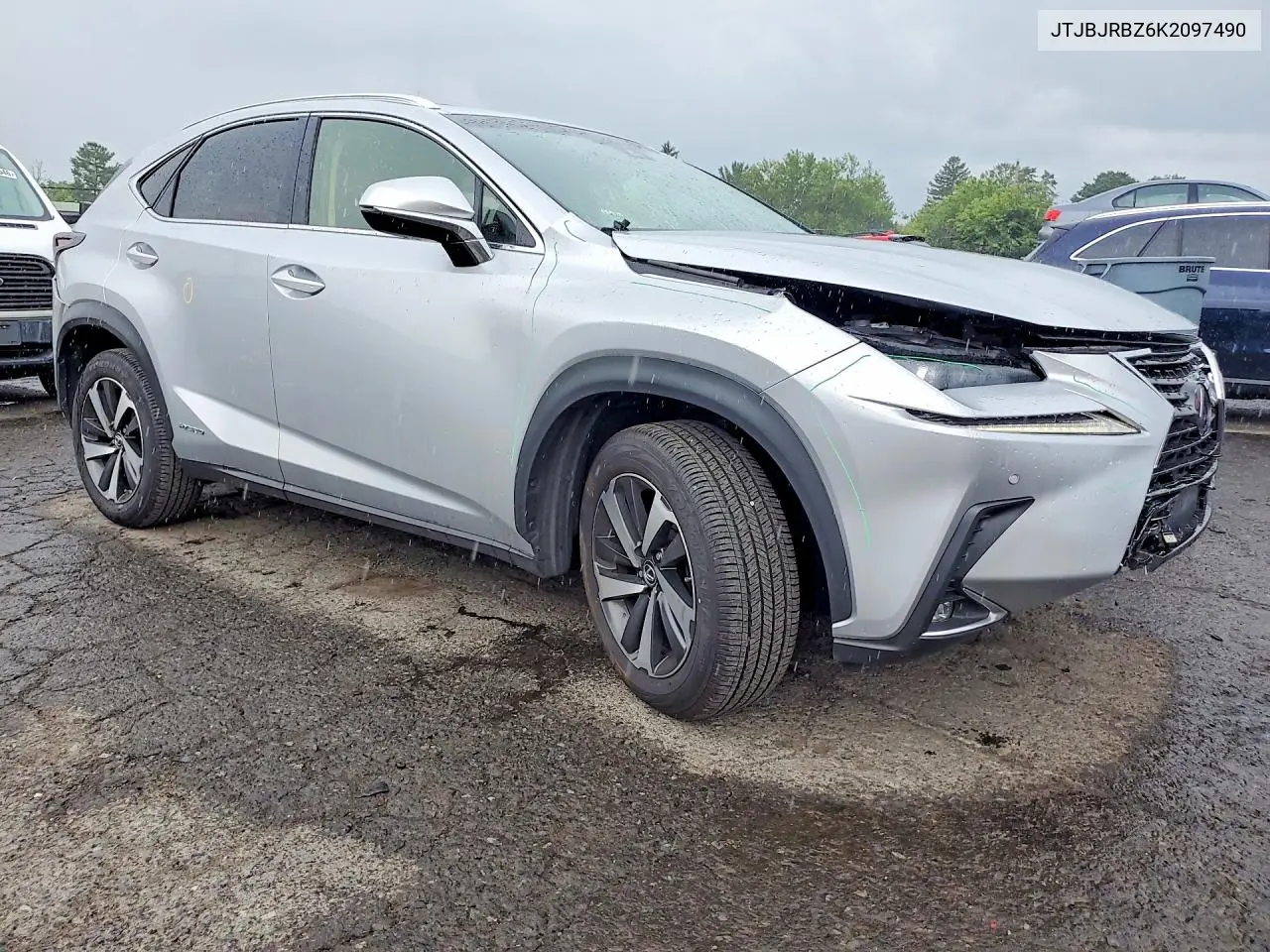 2019 Lexus Nx 300H VIN: JTJBJRBZ6K2097490 Lot: 61528406