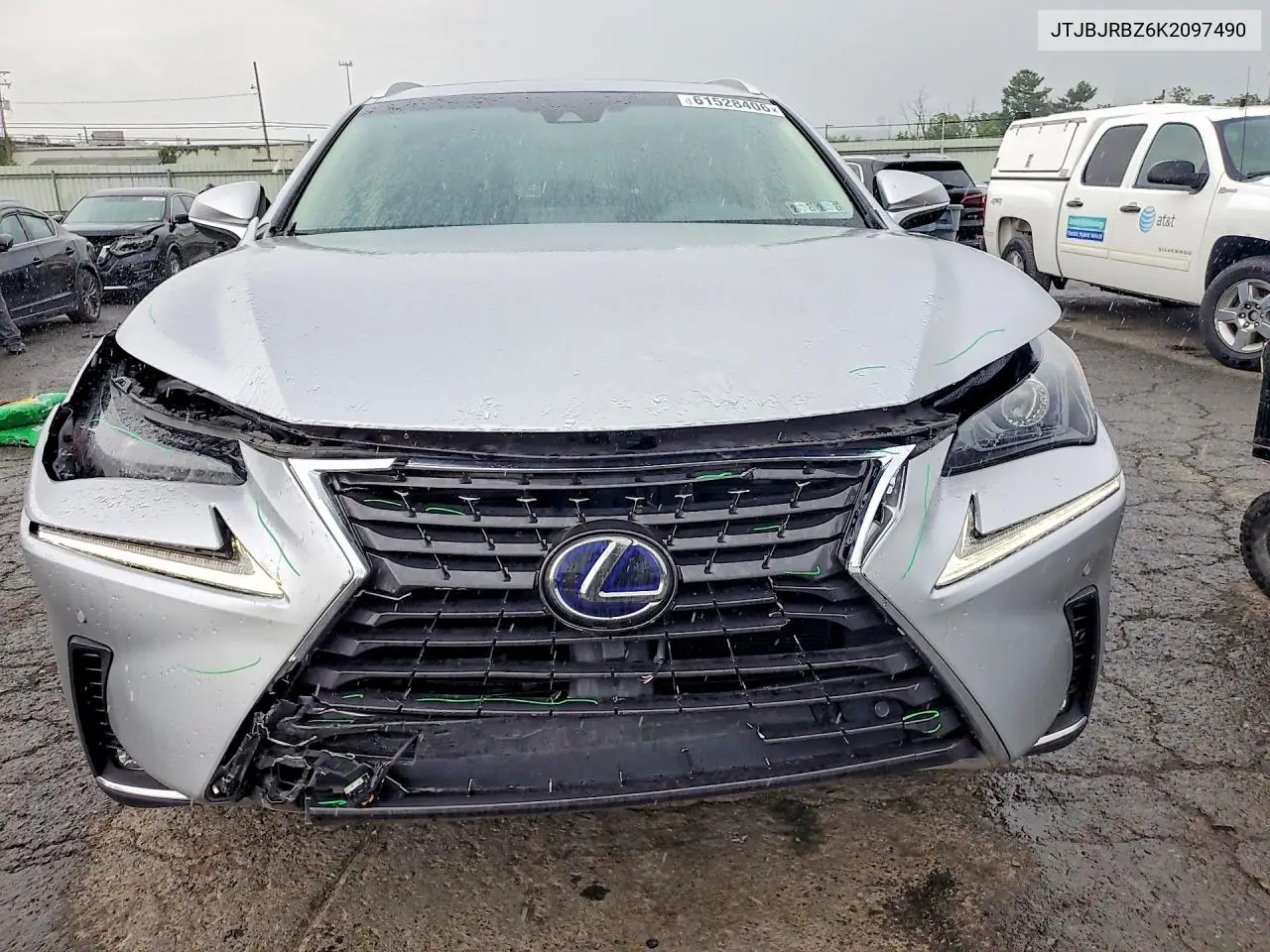 2019 Lexus Nx 300H VIN: JTJBJRBZ6K2097490 Lot: 61528406