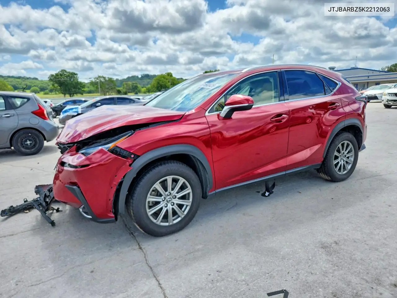 2019 Lexus Nx 300 Base VIN: JTJBARBZ5K2212063 Lot: 61593426