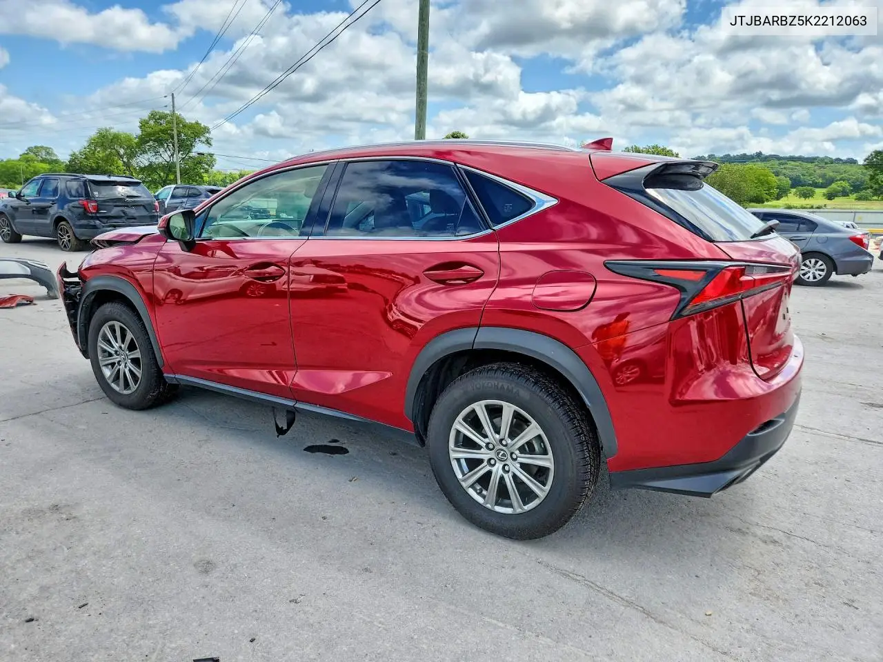 2019 Lexus Nx 300 Base VIN: JTJBARBZ5K2212063 Lot: 61593426