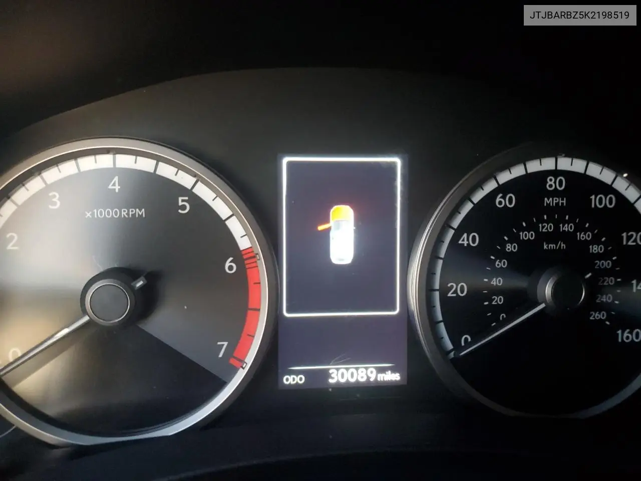 JTJBARBZ5K2198519 2019 Lexus Nx 300 Base