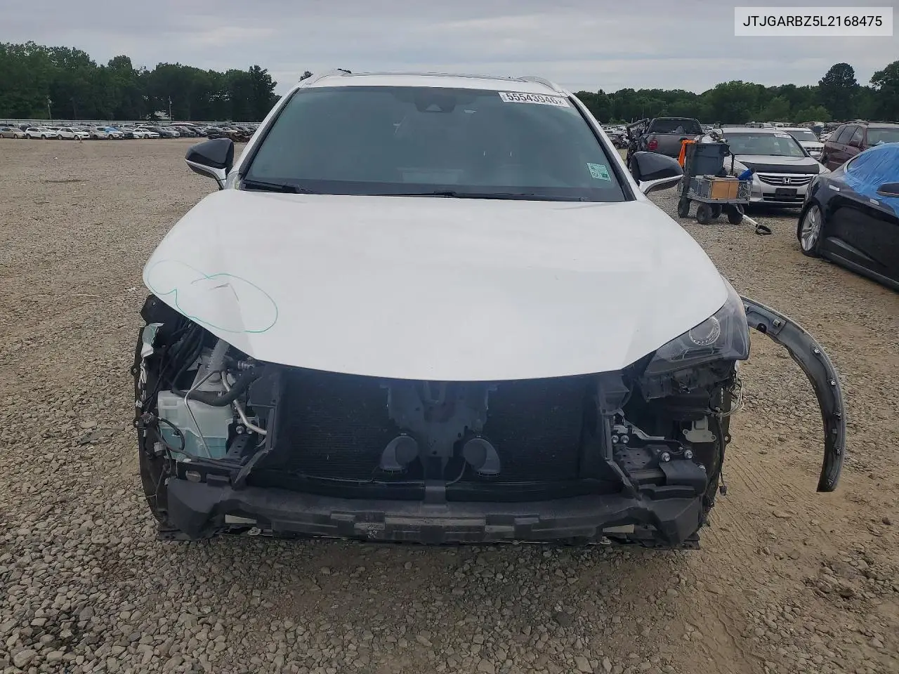 2020 Lexus Nx 300 VIN: JTJGARBZ5L2168475 Lot: 55543946