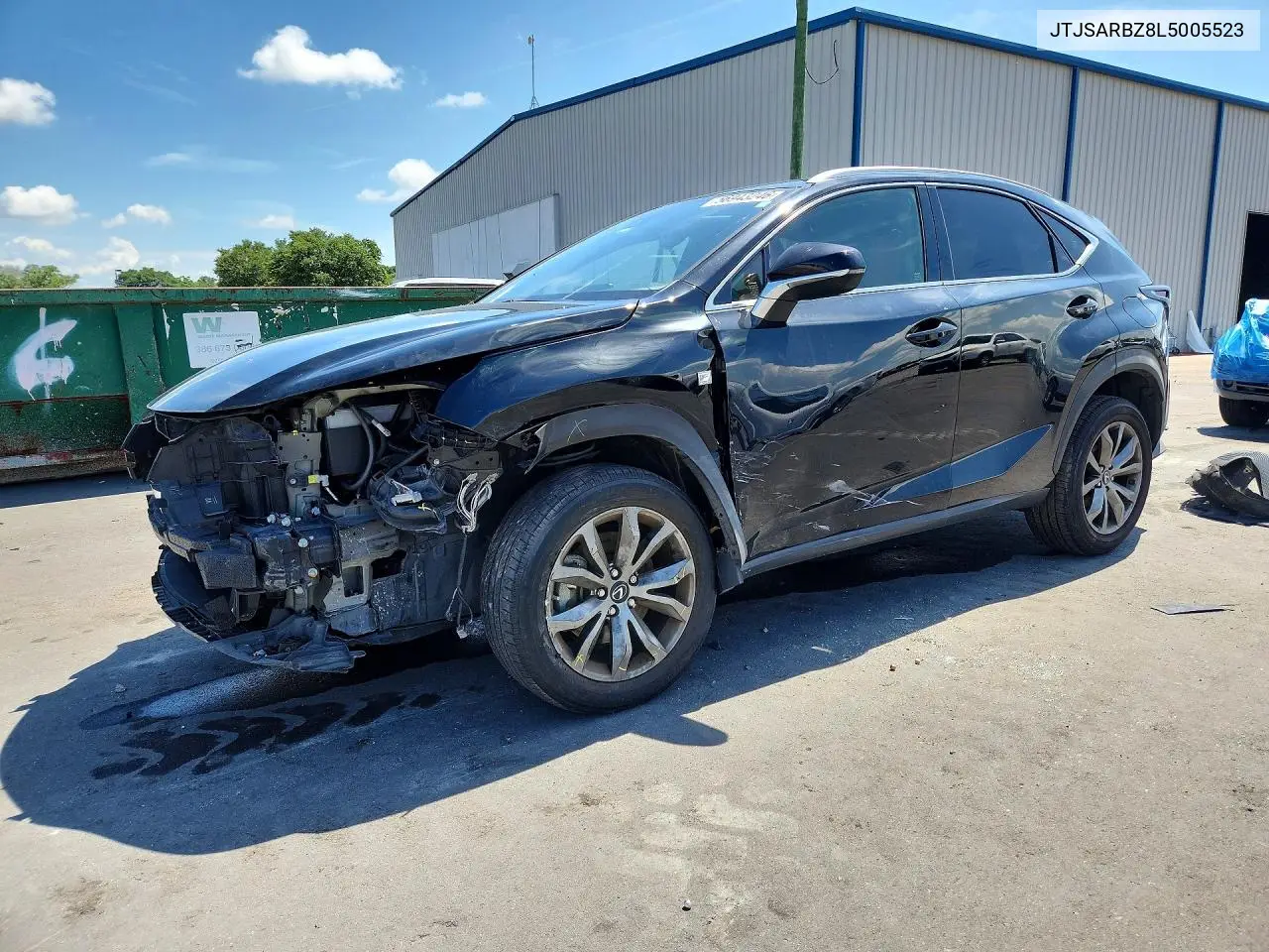 2020 Lexus Nx 300 F Sport VIN: JTJSARBZ8L5005523 Lot: 56943246