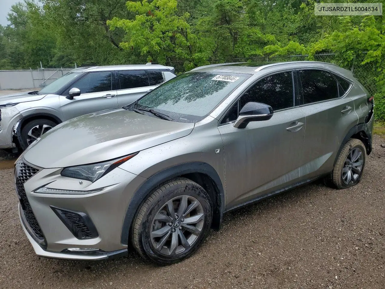 2020 Lexus Nx 300 F Sport VIN: JTJSARDZ1L5004534 Lot: 57703846