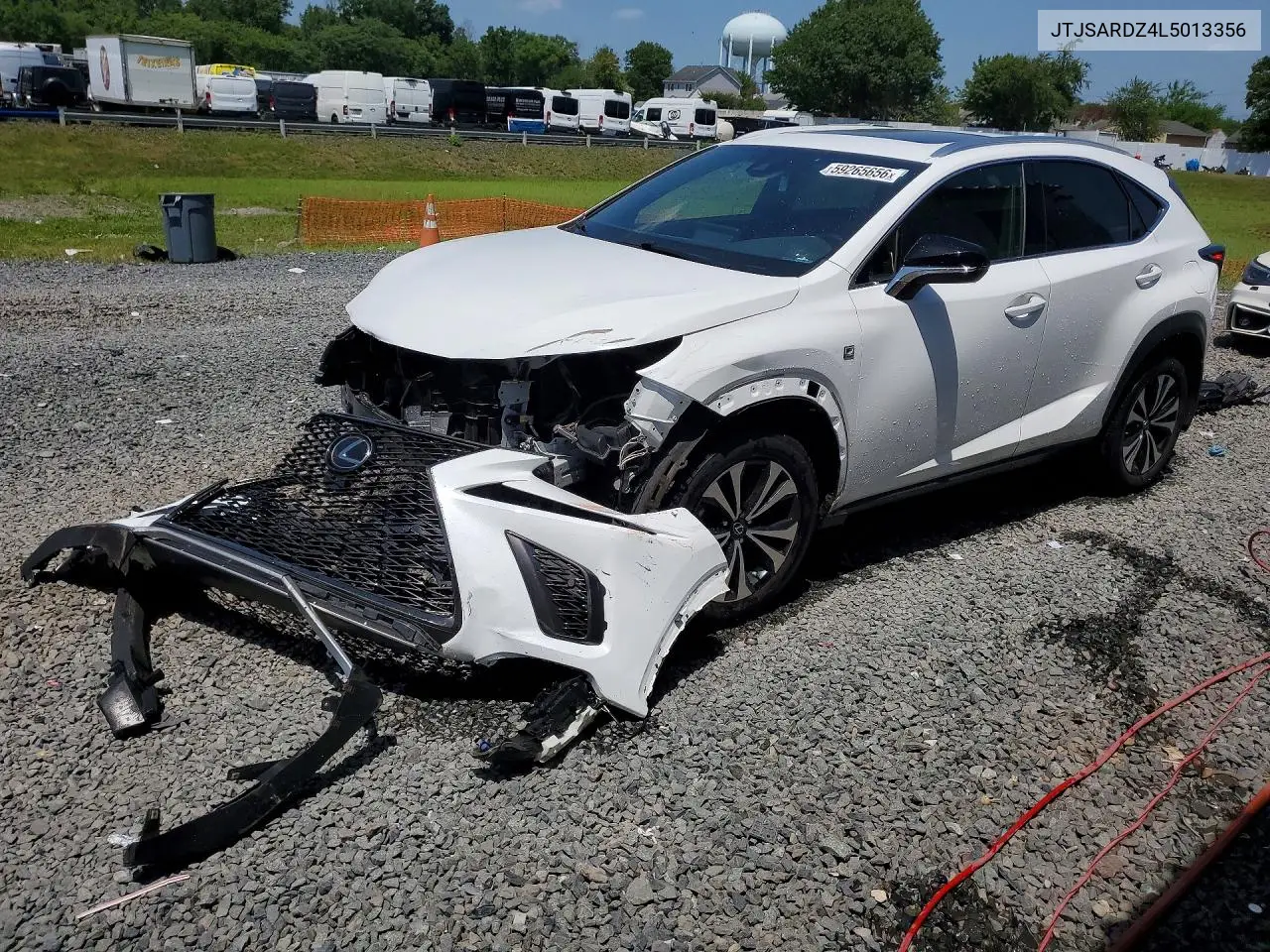 2020 Lexus Nx 300 F Sport VIN: JTJSARDZ4L5013356 Lot: 59265656