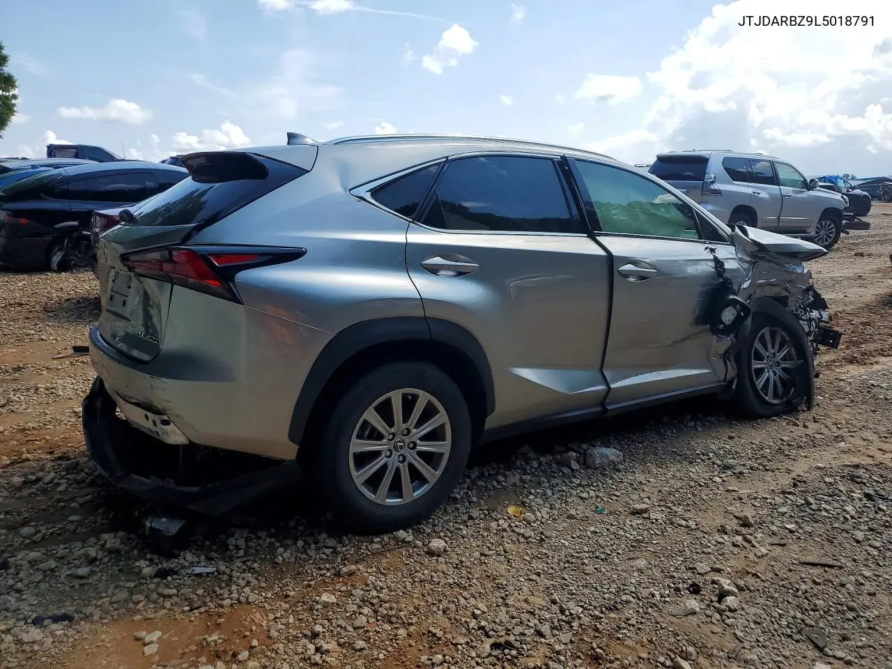 2020 Lexus Nx 300 VIN: JTJDARBZ9L5018791 Lot: 59674596