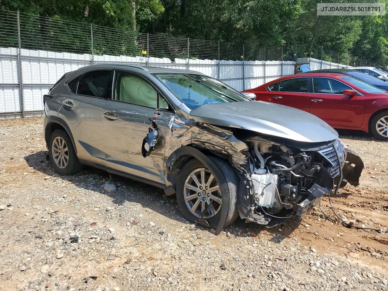 2020 Lexus Nx 300 VIN: JTJDARBZ9L5018791 Lot: 59674596