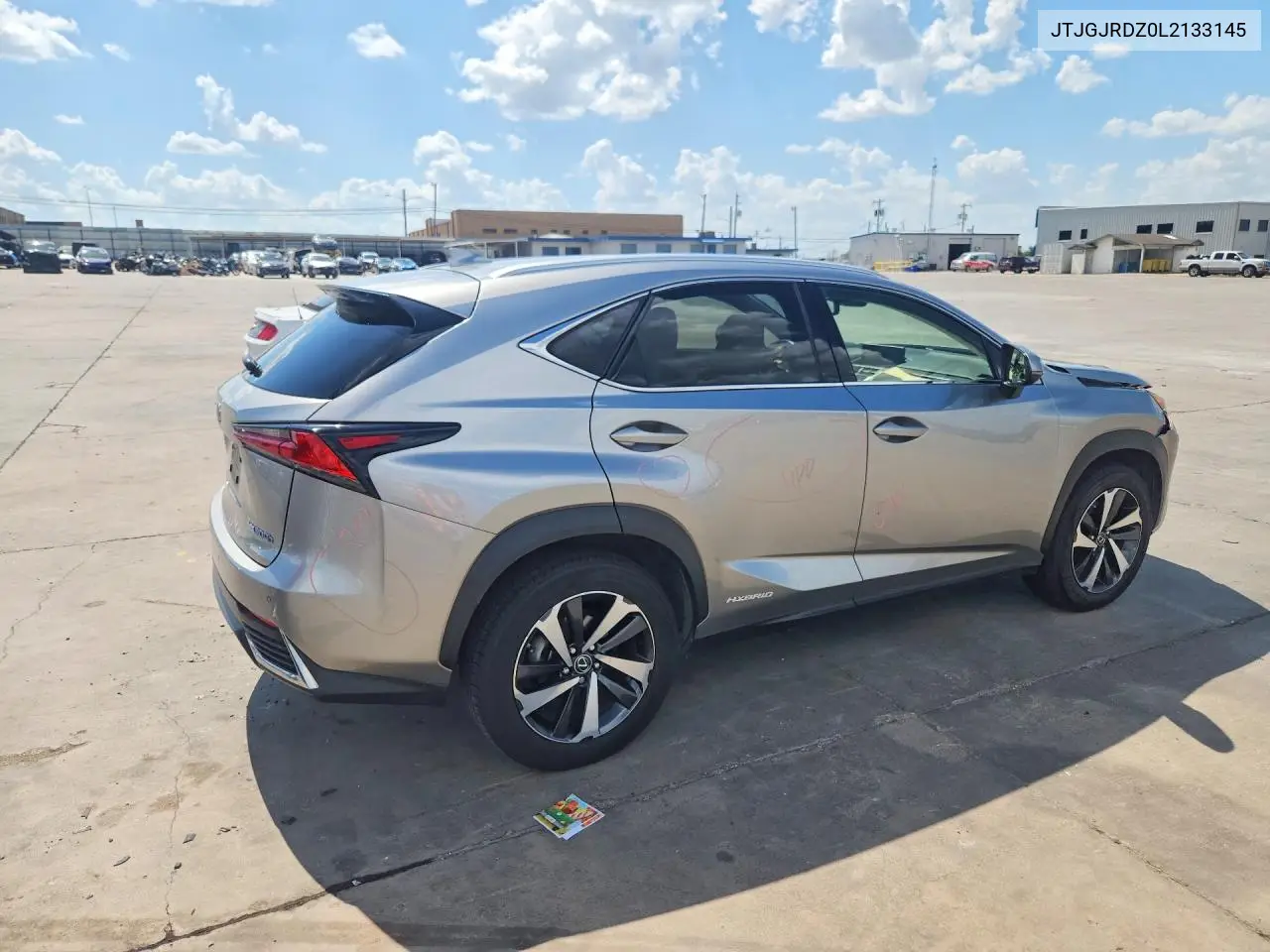 2020 Lexus Nx 300H VIN: JTJGJRDZ0L2133145 Lot: 59957546