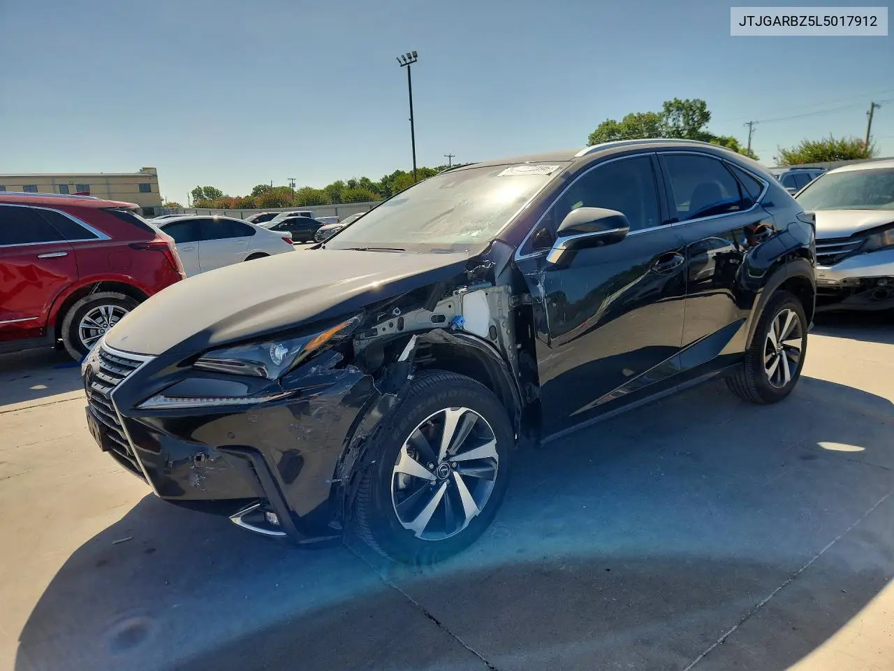 2020 Lexus Nx 300 VIN: JTJGARBZ5L5017912 Lot: 60068096