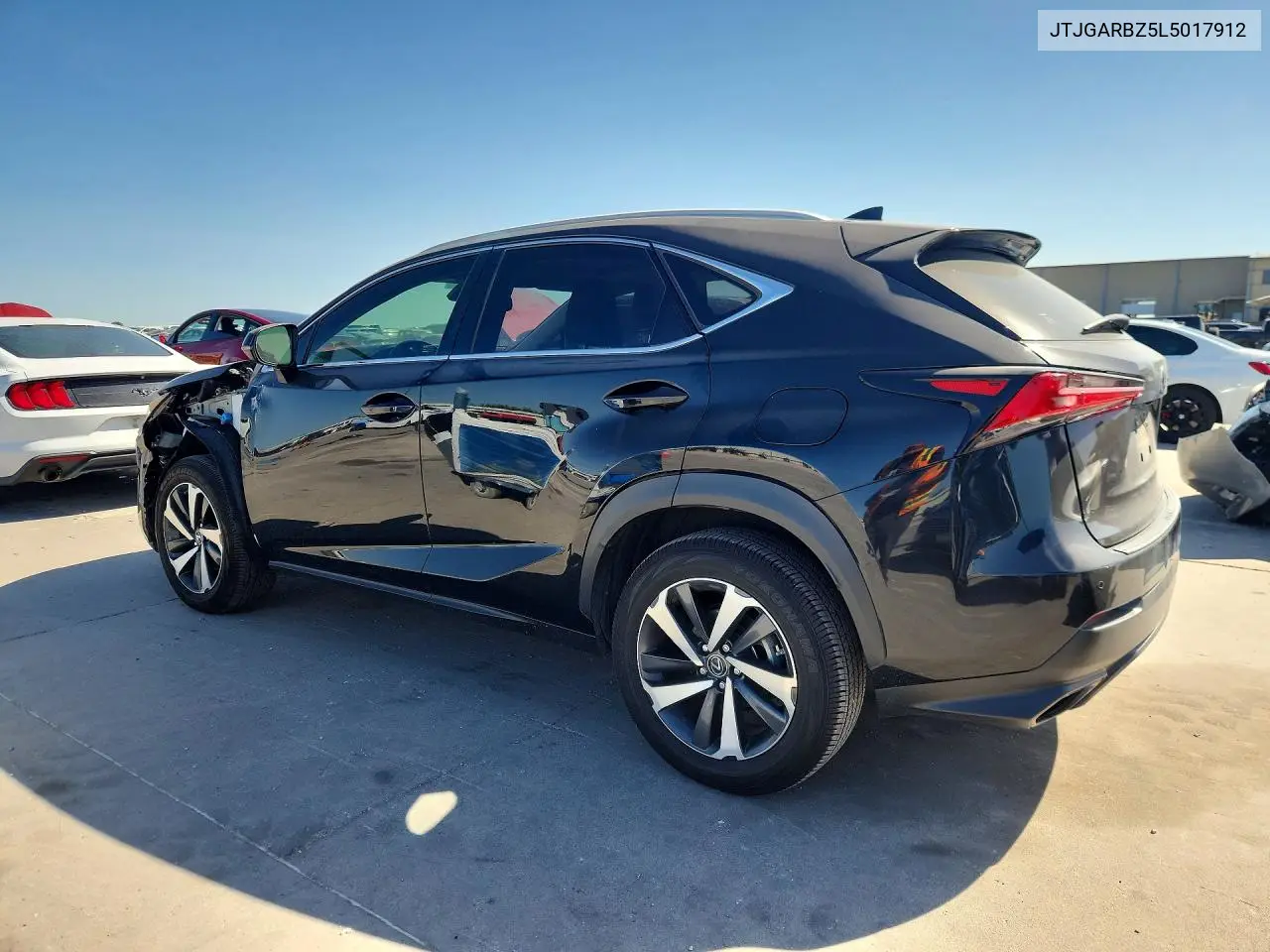 2020 Lexus Nx 300 VIN: JTJGARBZ5L5017912 Lot: 60068096