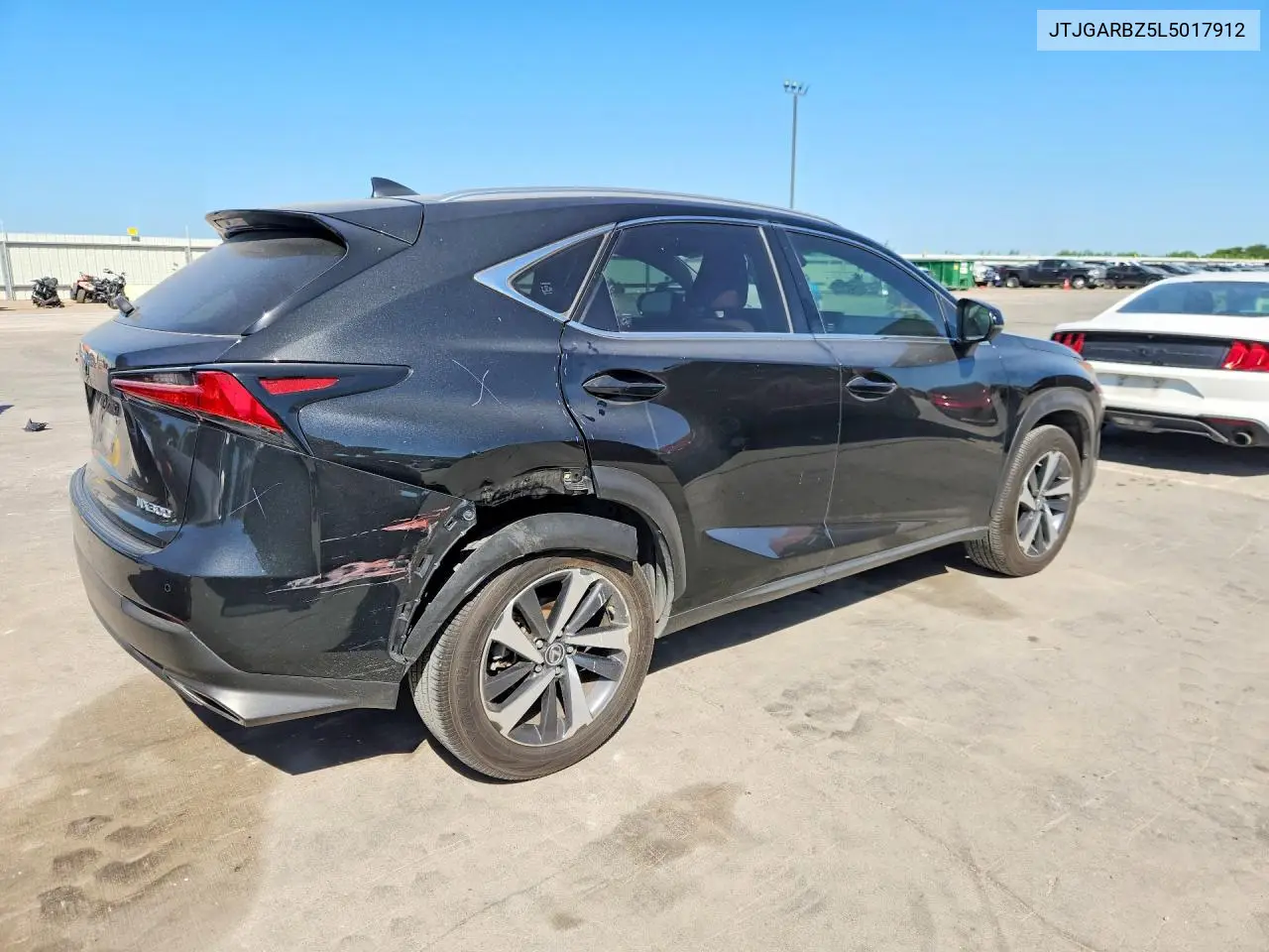 2020 Lexus Nx 300 VIN: JTJGARBZ5L5017912 Lot: 60068096
