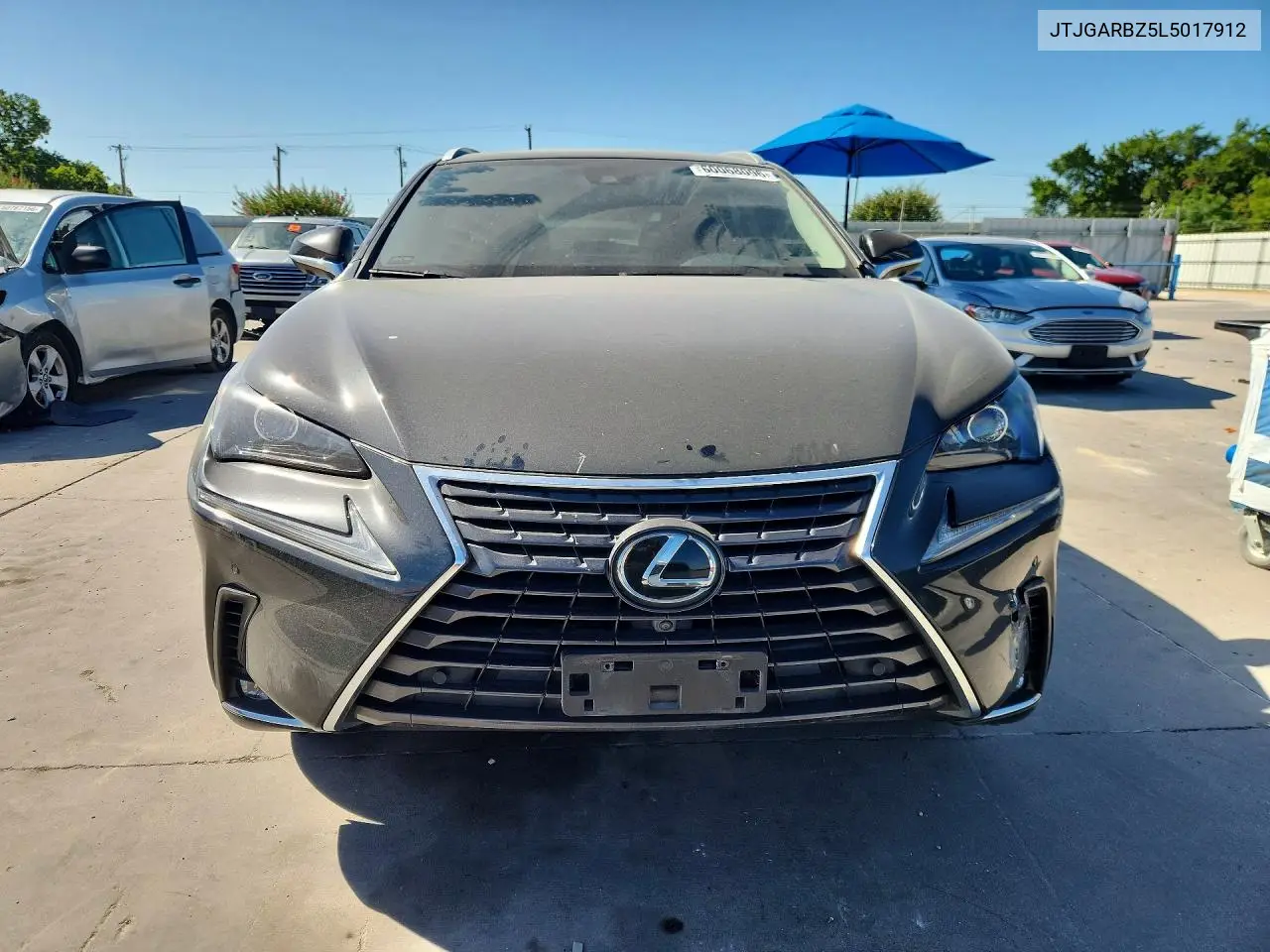 2020 Lexus Nx 300 VIN: JTJGARBZ5L5017912 Lot: 60068096