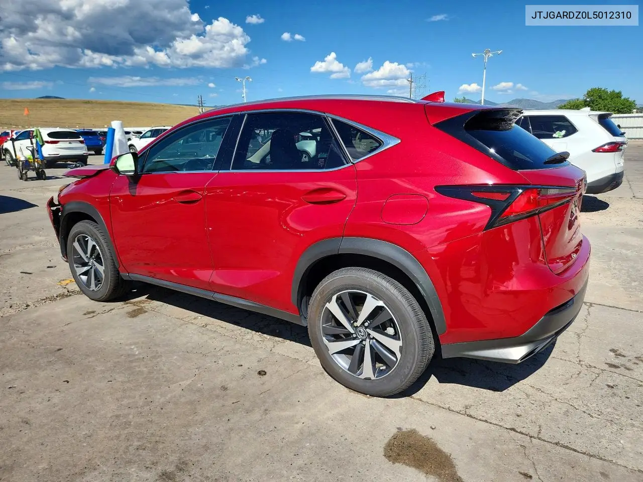 2020 Lexus Nx 300 VIN: JTJGARDZ0L5012310 Lot: 60409016
