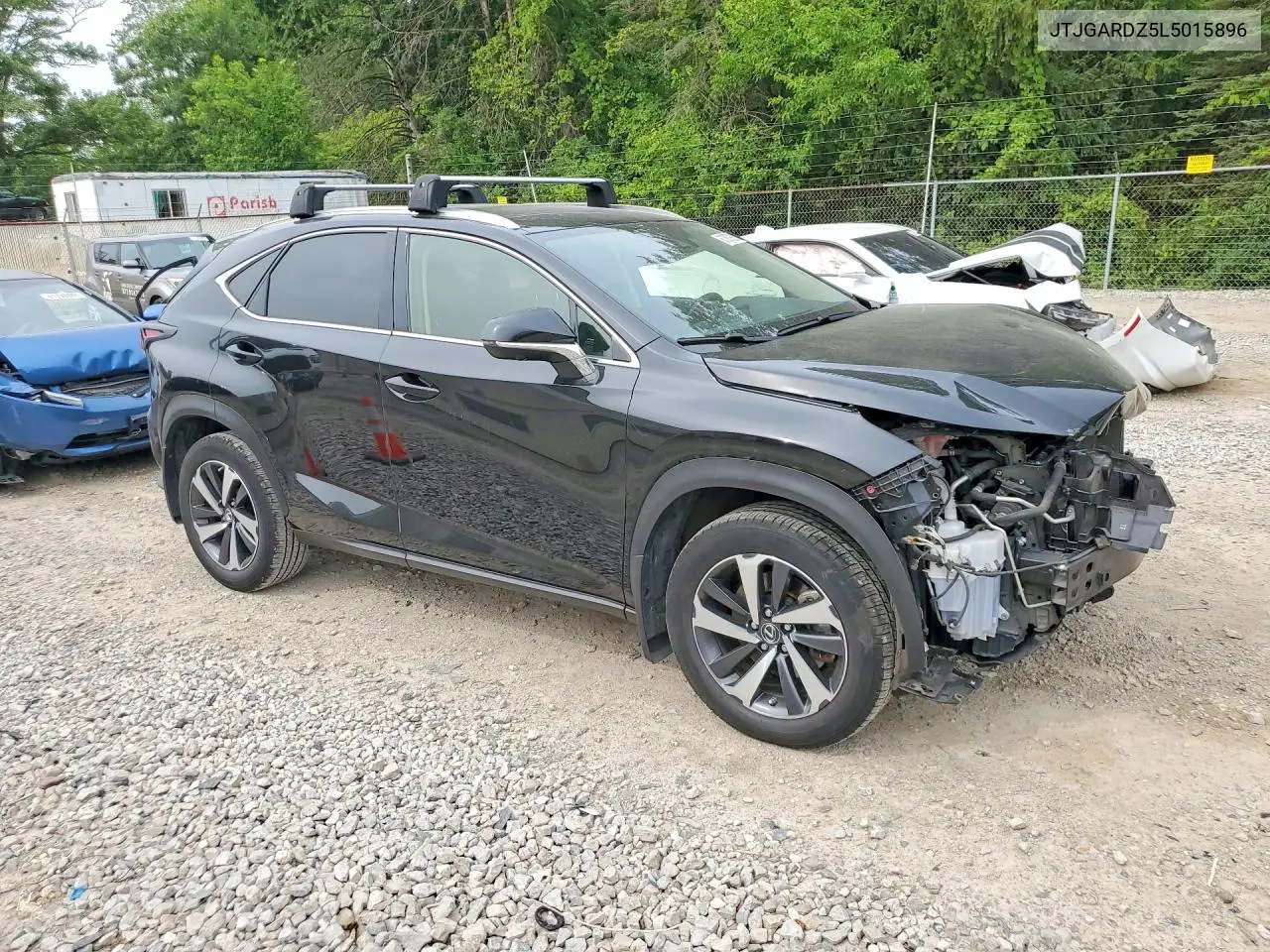 2020 Lexus Nx 300 VIN: JTJGARDZ5L5015896 Lot: 61307926