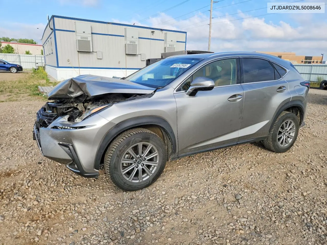 2020 Lexus Nx 300 VIN: JTJDARDZ9L5008646 Lot: 61552346