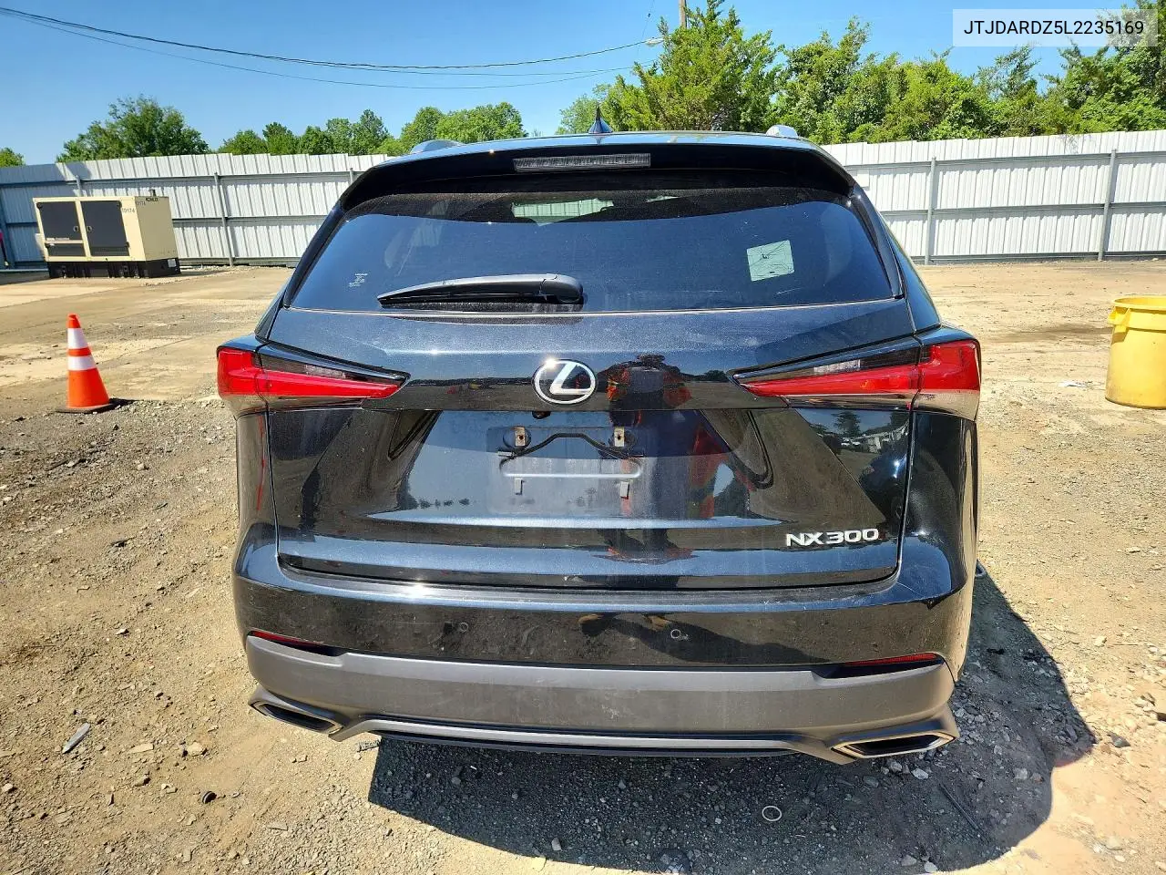 2020 Lexus Nx 300 VIN: JTJDARDZ5L2235169 Lot: 61589326