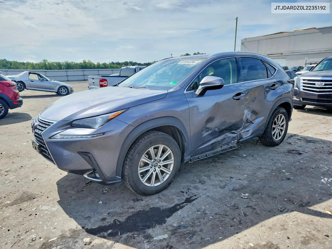 2020 Lexus Nx 300 VIN: JTJDARDZ0L2235192 Lot: 61854536