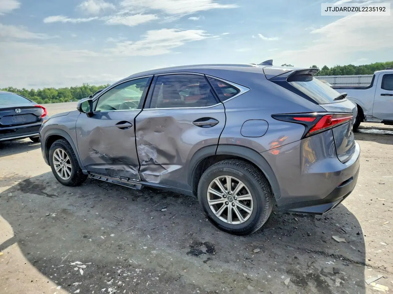 2020 Lexus Nx 300 VIN: JTJDARDZ0L2235192 Lot: 61854536