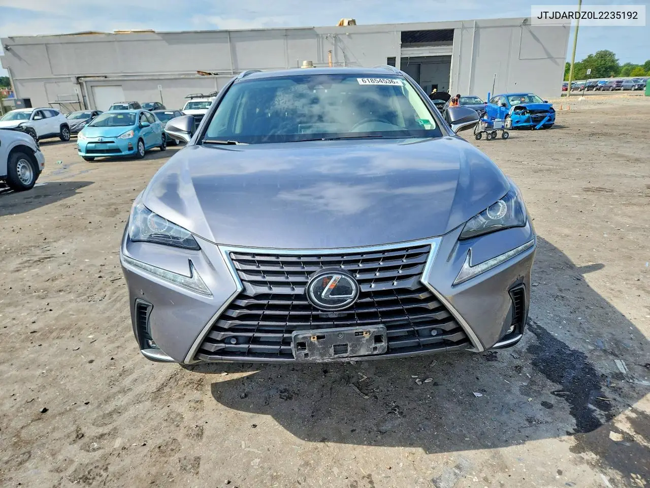 2020 Lexus Nx 300 VIN: JTJDARDZ0L2235192 Lot: 61854536