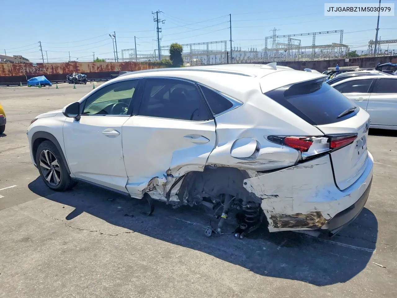 2021 Lexus Nx 300 Base VIN: JTJGARBZ1M5030979 Lot: 57256416