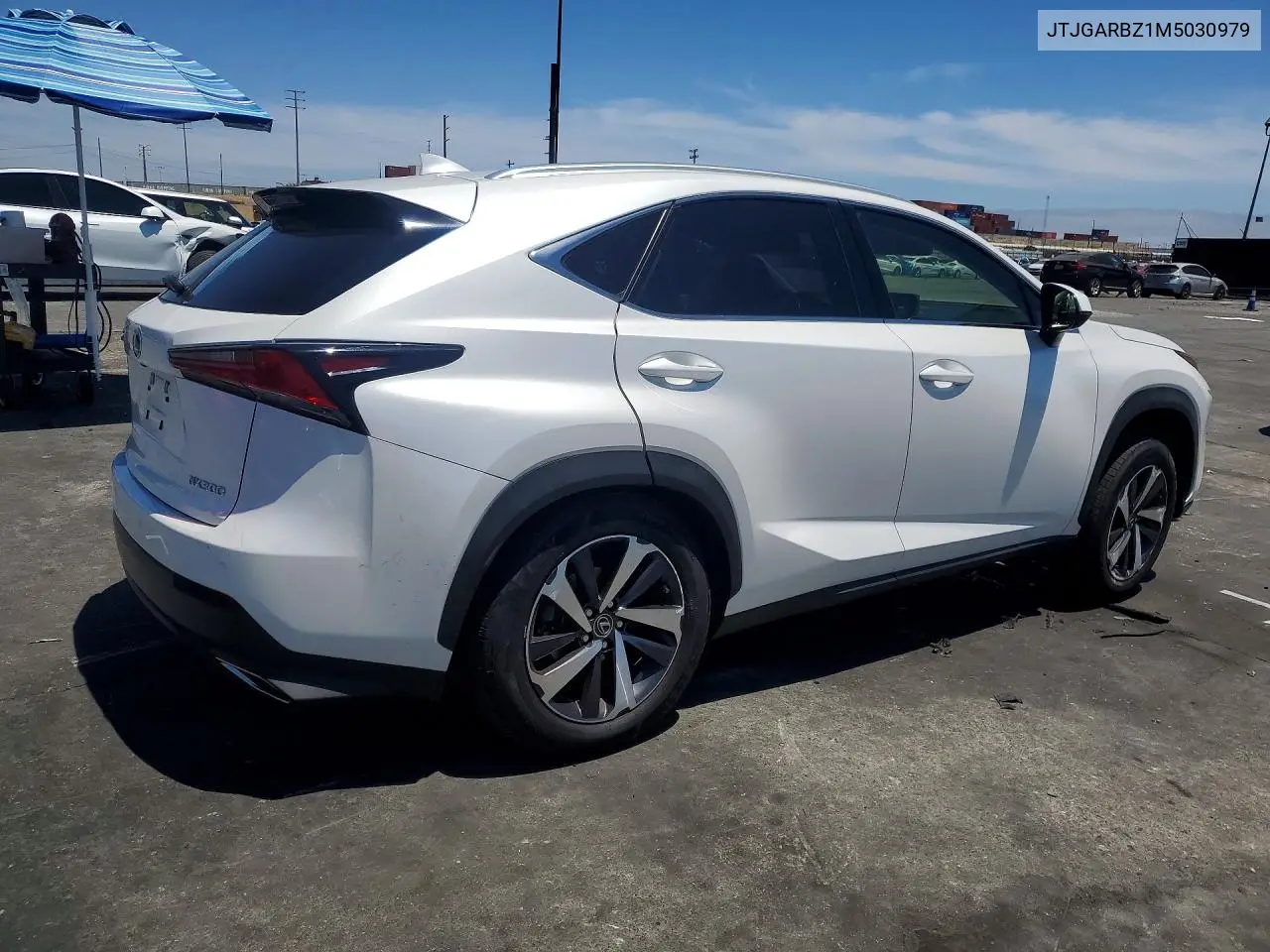 2021 Lexus Nx 300 Base VIN: JTJGARBZ1M5030979 Lot: 57256416