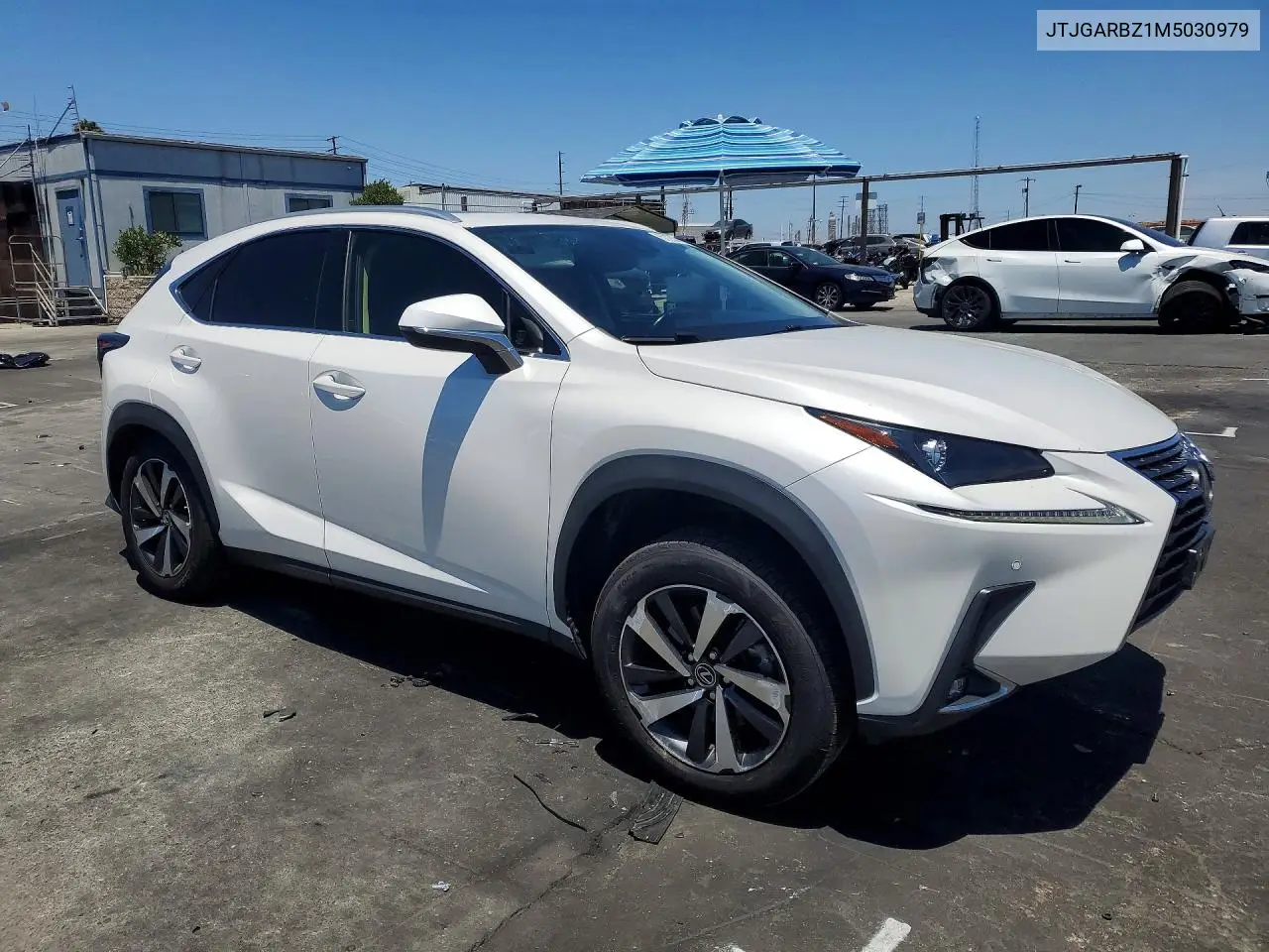 2021 Lexus Nx 300 Base VIN: JTJGARBZ1M5030979 Lot: 57256416