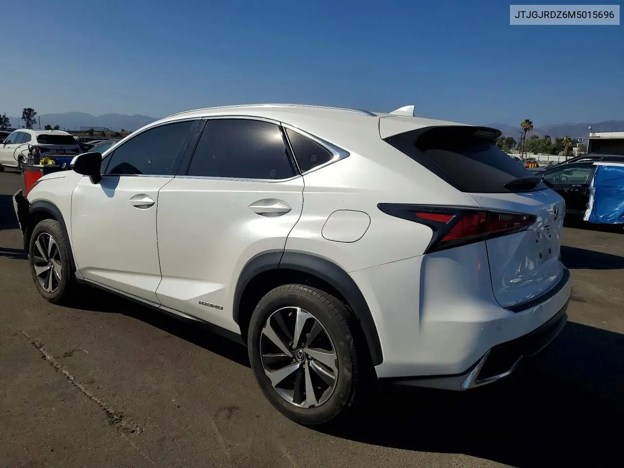 2021 Lexus Nx 300H Base VIN: JTJGJRDZ6M5015696 Lot: 58255796