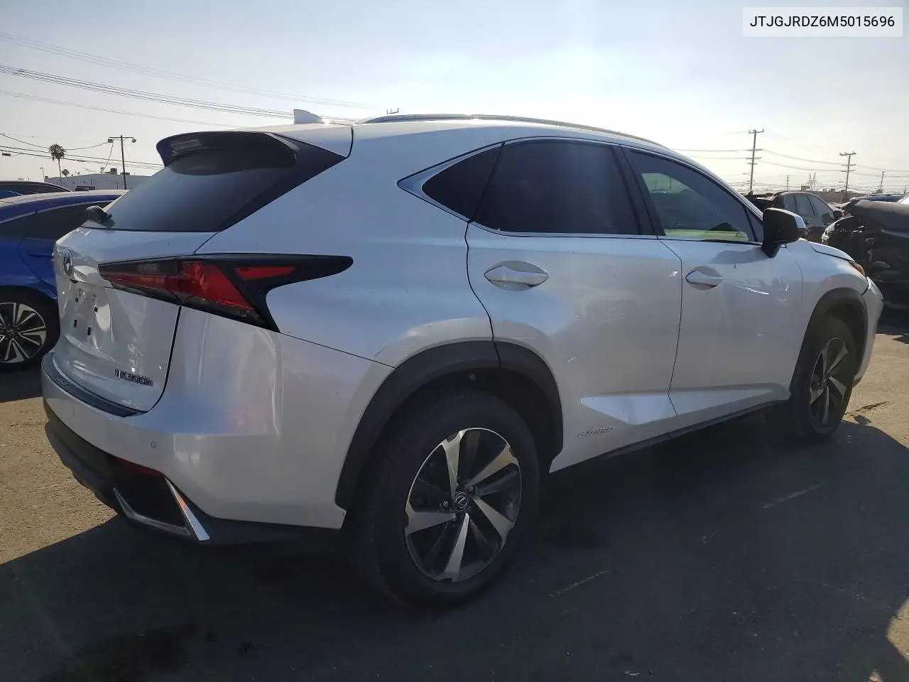 2021 Lexus Nx 300H Base VIN: JTJGJRDZ6M5015696 Lot: 58255796