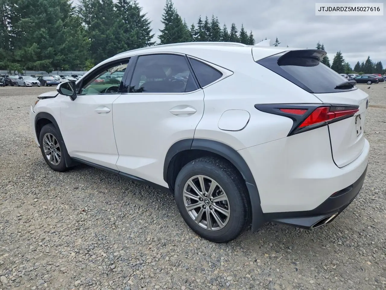 2021 Lexus Nx 300 Base VIN: JTJDARDZ5M5027616 Lot: 59018836