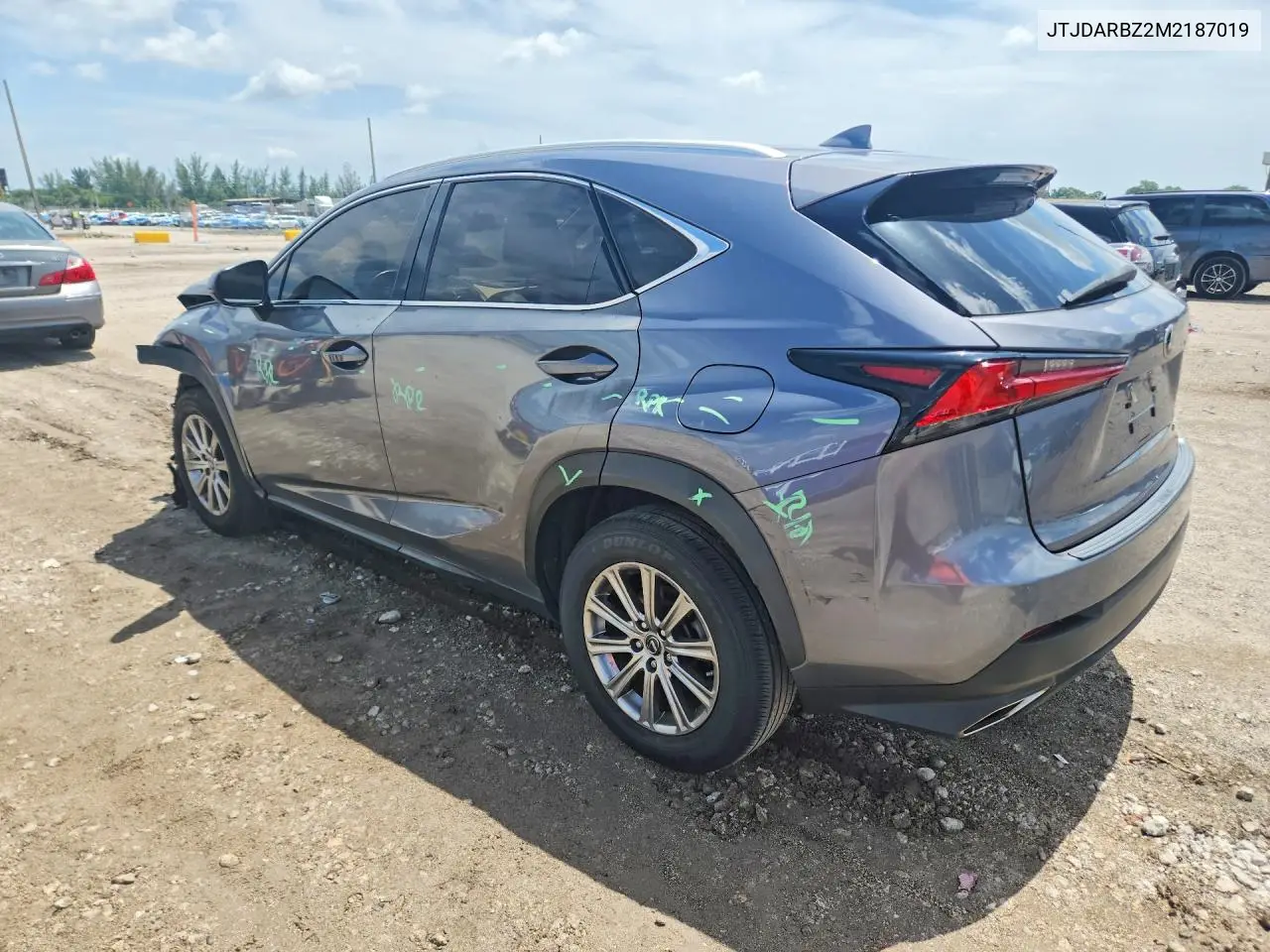 2021 Lexus Nx 300 Base VIN: JTJDARBZ2M2187019 Lot: 59404626