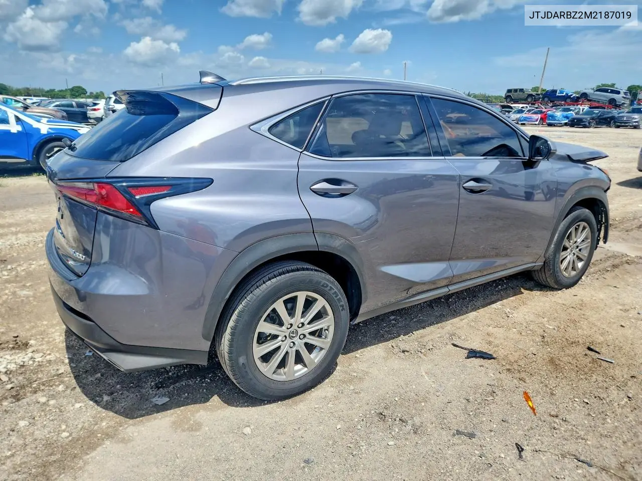 2021 Lexus Nx 300 Base VIN: JTJDARBZ2M2187019 Lot: 59404626