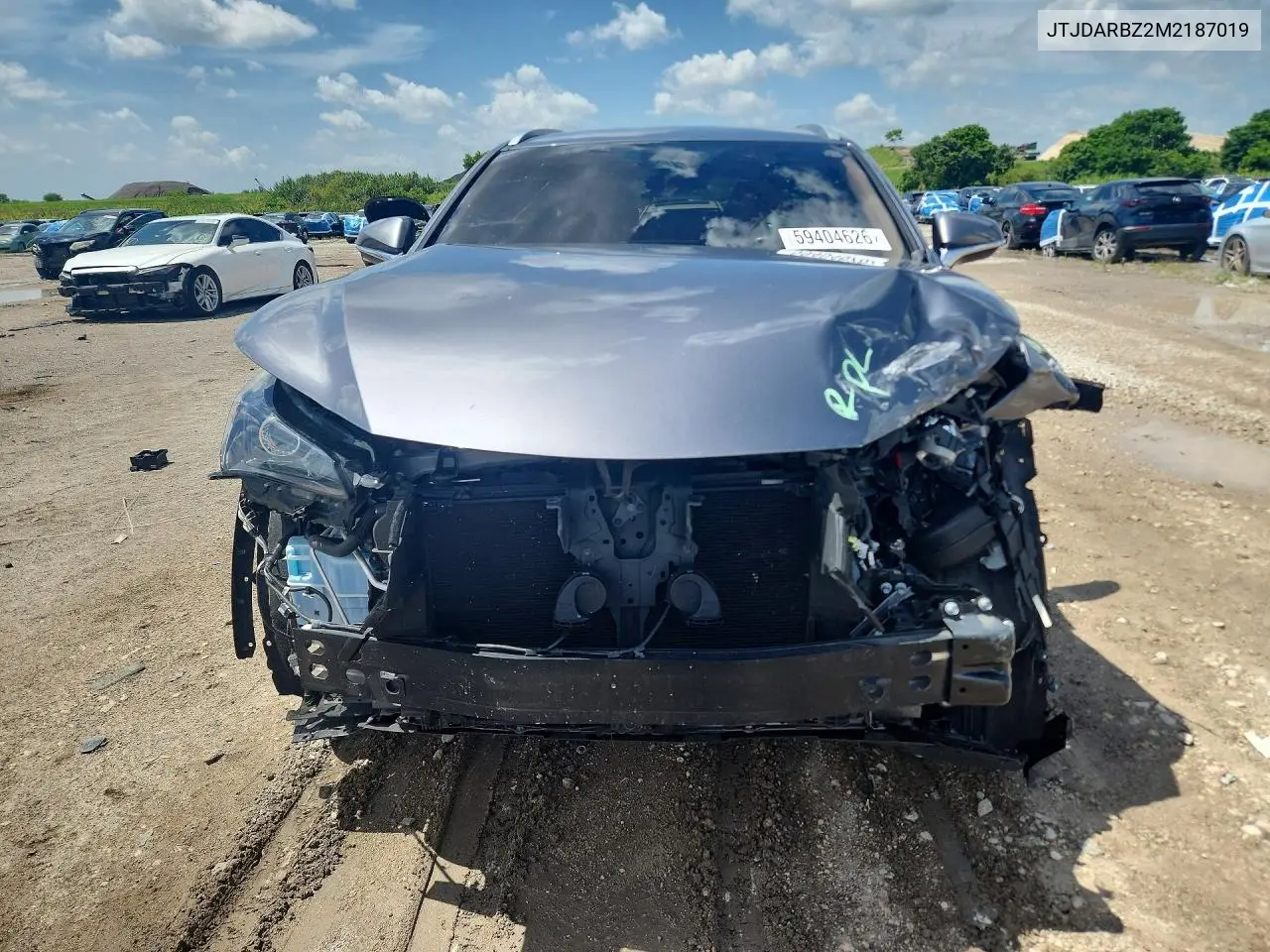 2021 Lexus Nx 300 Base VIN: JTJDARBZ2M2187019 Lot: 59404626