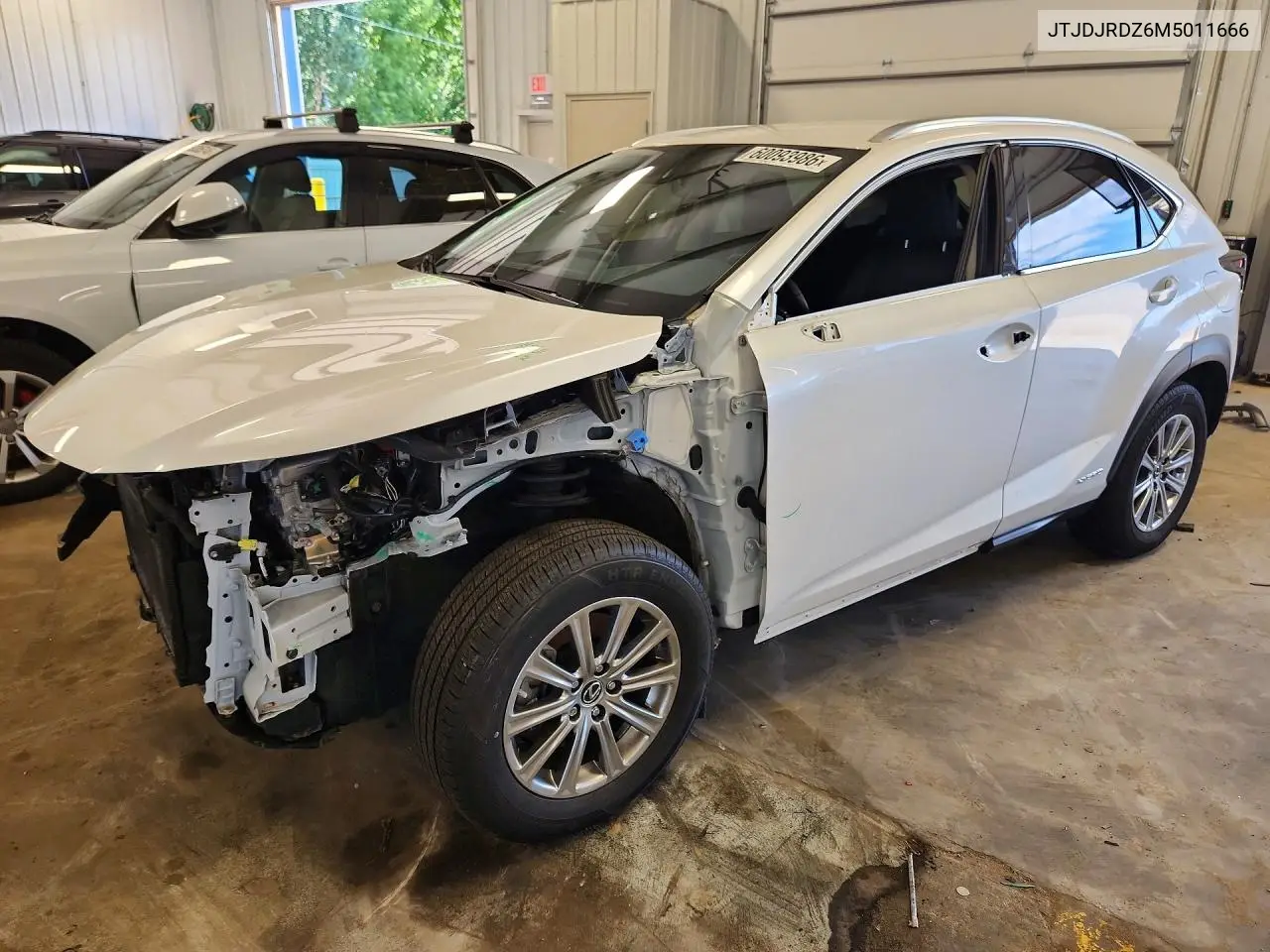 2021 Lexus Nx 300H Base VIN: JTJDJRDZ6M5011666 Lot: 60093986