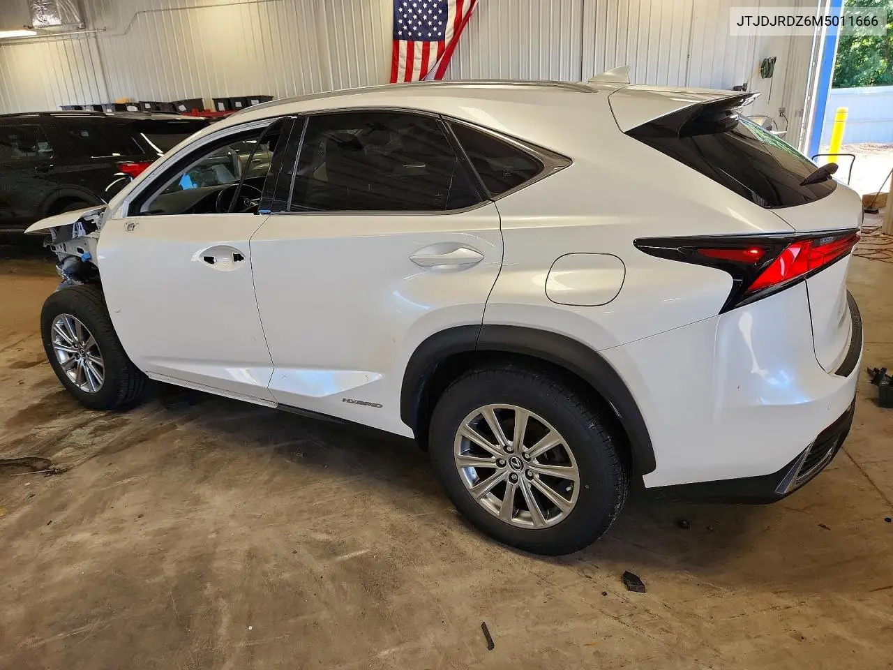 2021 Lexus Nx 300H Base VIN: JTJDJRDZ6M5011666 Lot: 60093986