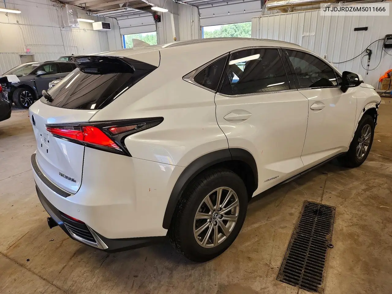 2021 Lexus Nx 300H Base VIN: JTJDJRDZ6M5011666 Lot: 60093986