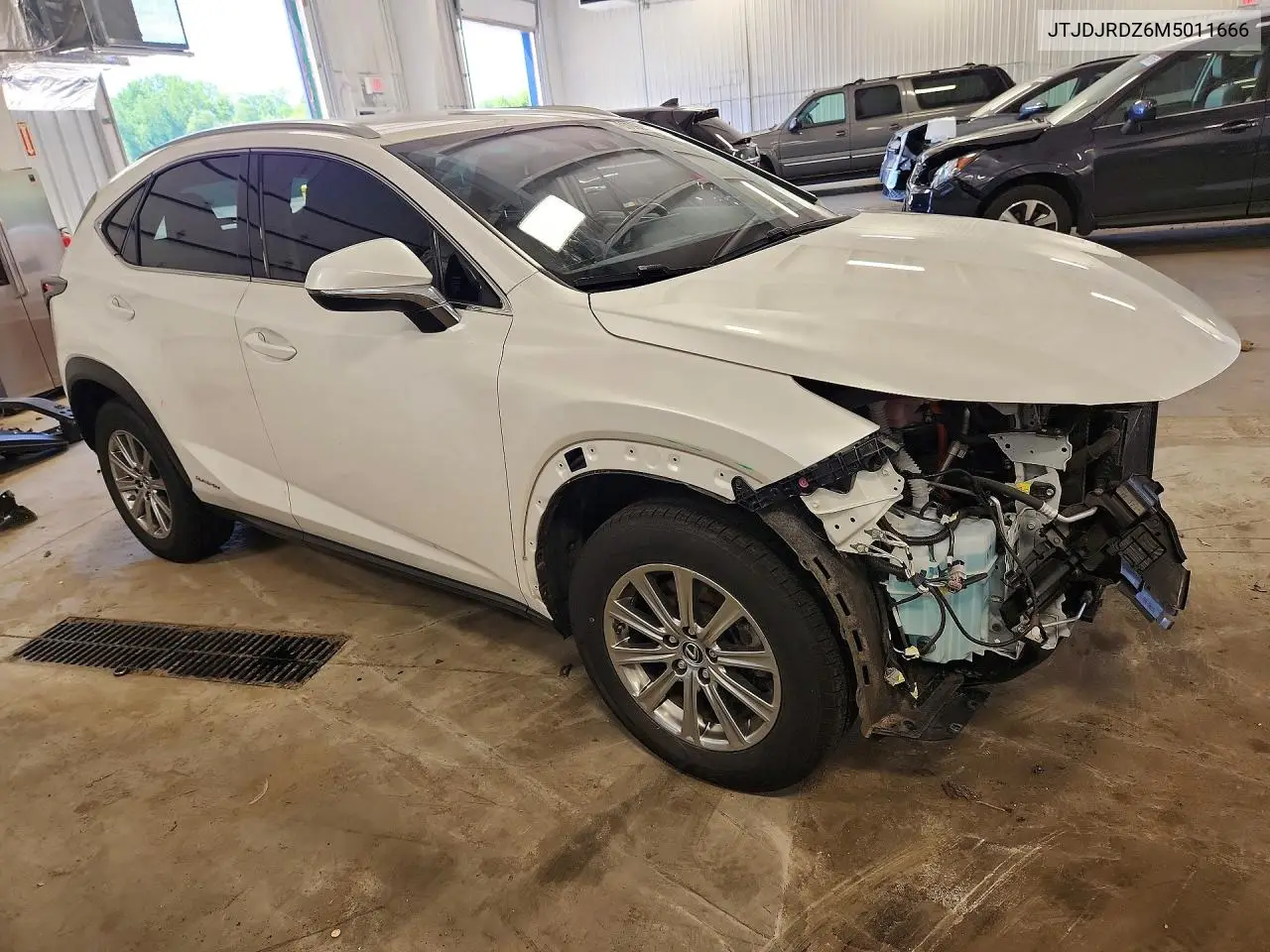 2021 Lexus Nx 300H Base VIN: JTJDJRDZ6M5011666 Lot: 60093986