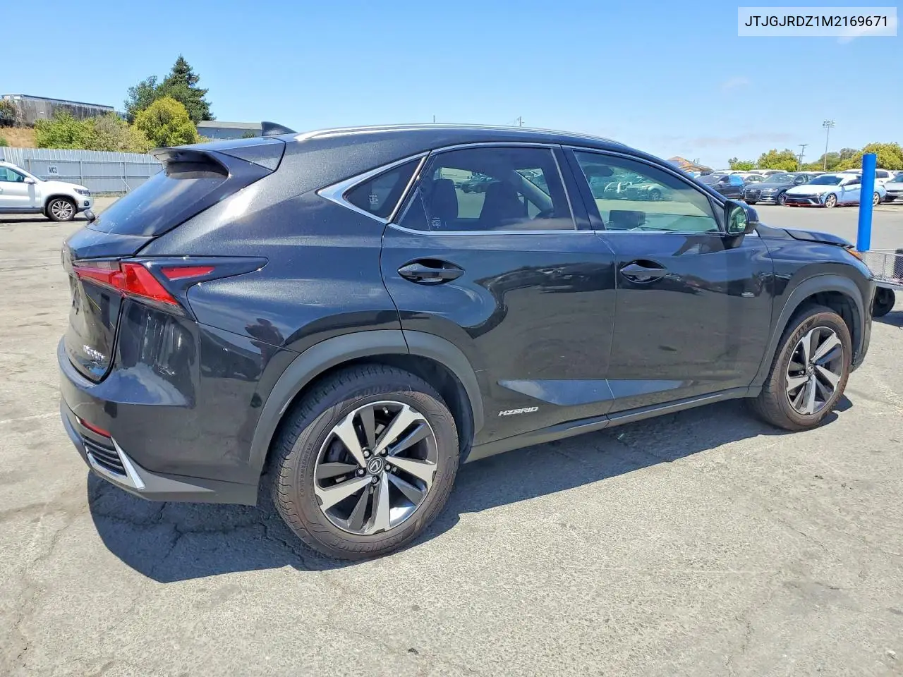 2021 Lexus Nx 300H Base VIN: JTJGJRDZ1M2169671 Lot: 60250326