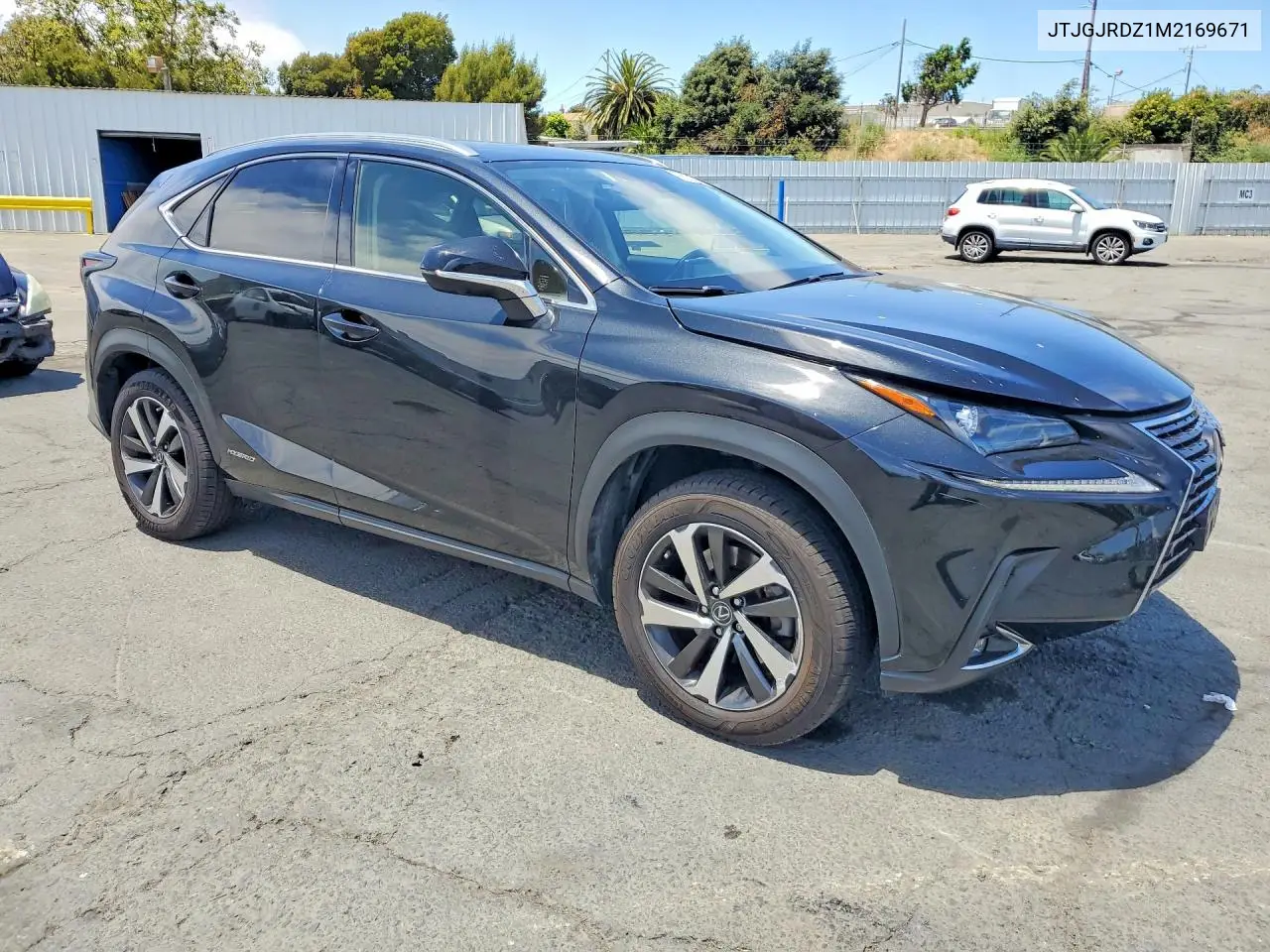 2021 Lexus Nx 300H Base VIN: JTJGJRDZ1M2169671 Lot: 60250326