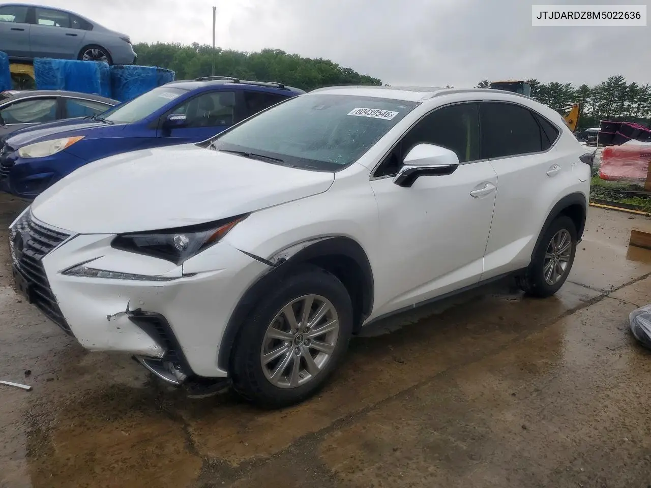 2021 Lexus Nx 300 Base VIN: JTJDARDZ8M5022636 Lot: 60439546