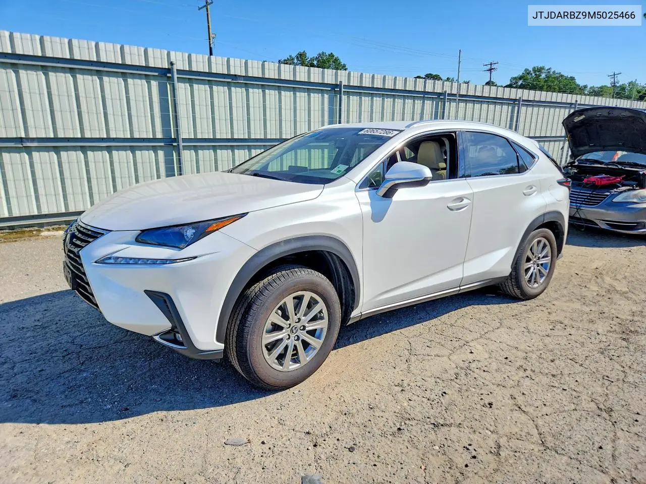2021 Lexus Nx 300 VIN: JTJDARBZ9M5025466 Lot: 60657286